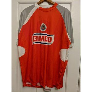 Soccer Club Deportivo Guadalajara Jersey Shirt Bimbo Toyota Large L